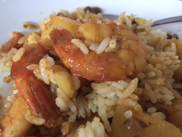garnalen biryani Hindoestaansekeuken.nl